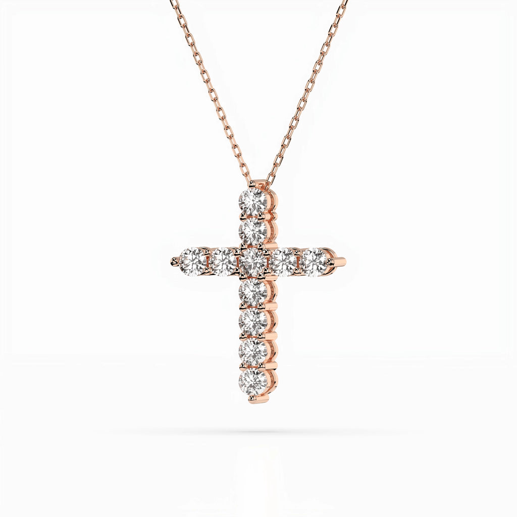 Minimalism Necklace (Round), 1.65 ct — 104-10039(3.4)