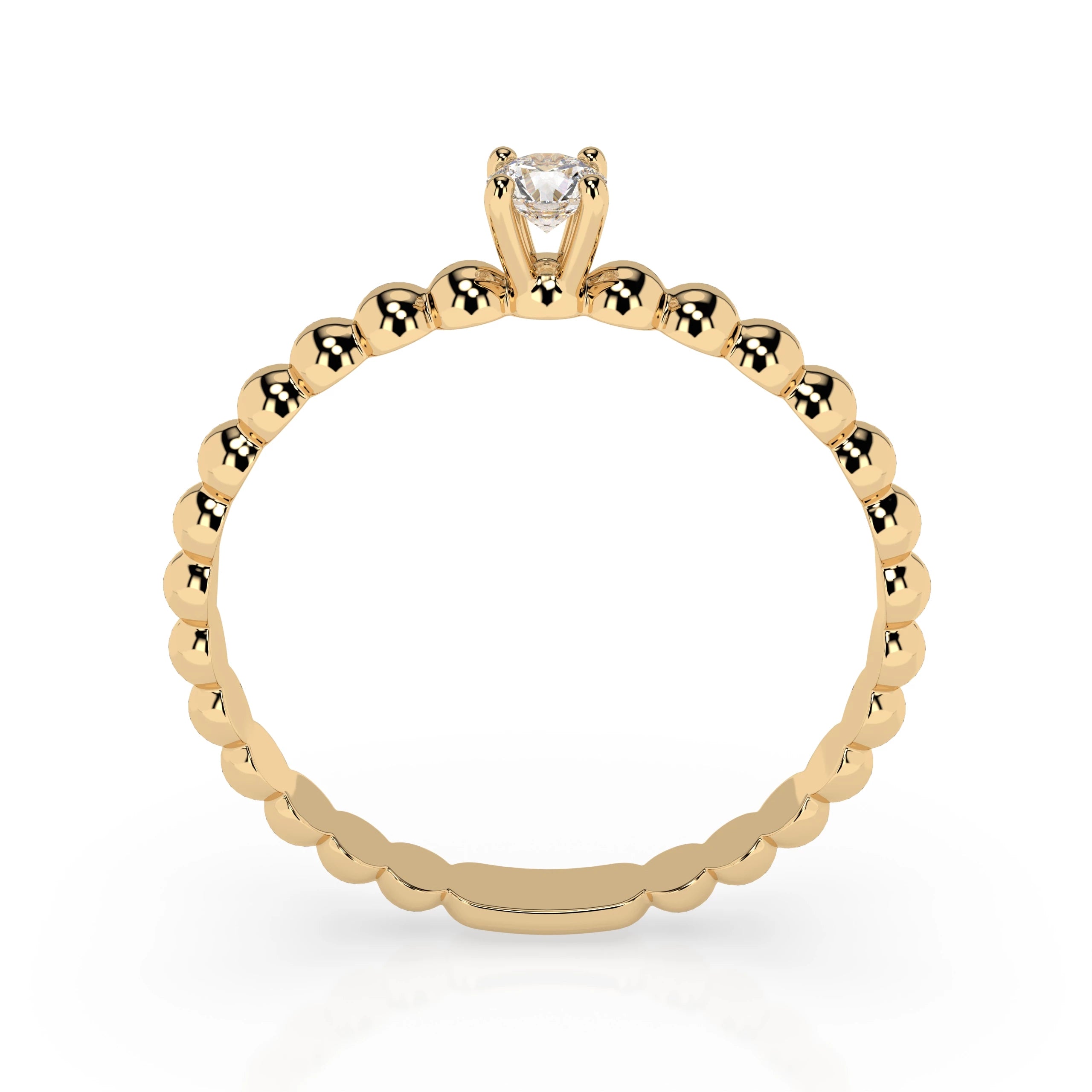 Solitaire Ring (Round), 0.06 ct — 101-10039(2.5)