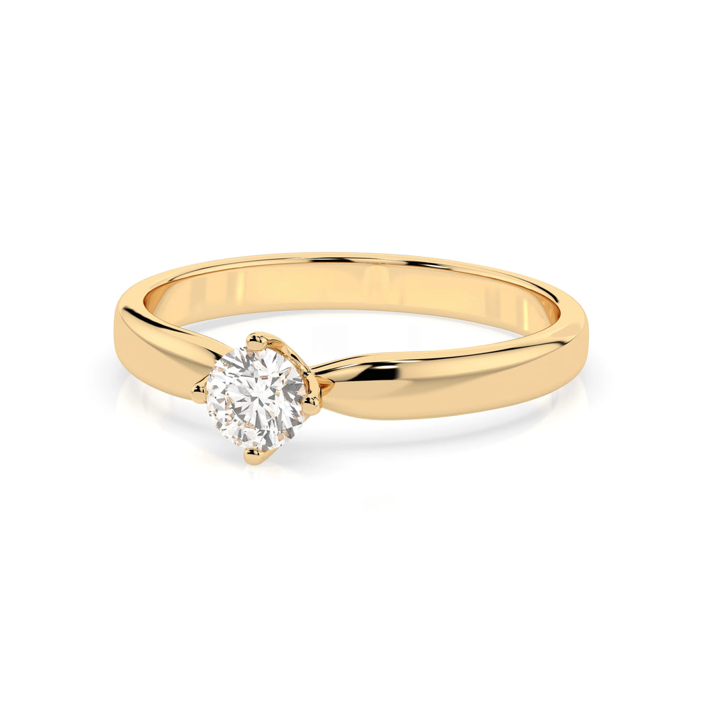 Solitaire Ring (Round), 0.3 ct — 101-10041(4.2)