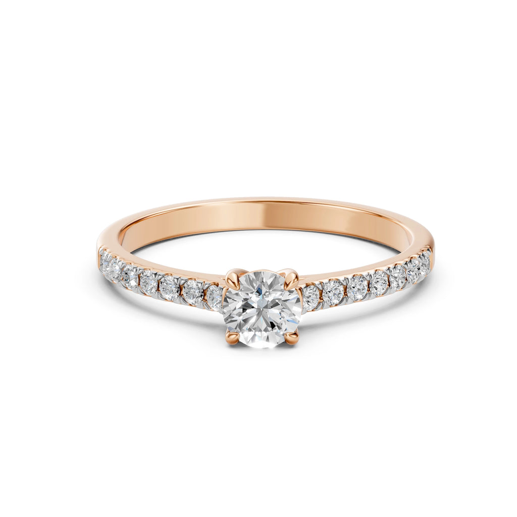 Solitaire Eternity Ring (Round), 0.4 ct — 101-10094(4.7)