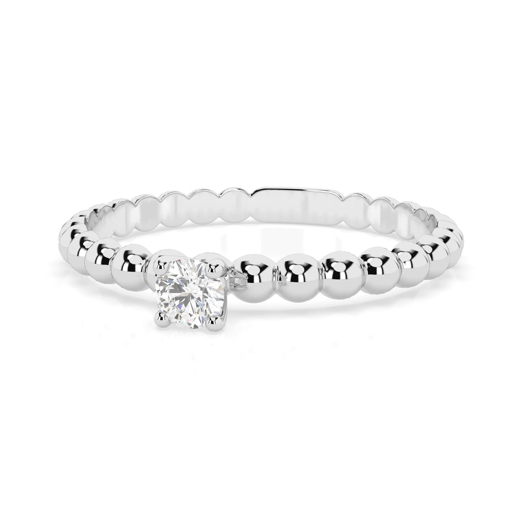 Solitaire Ring (Round), 0.06 ct — 101-10039(2.5)