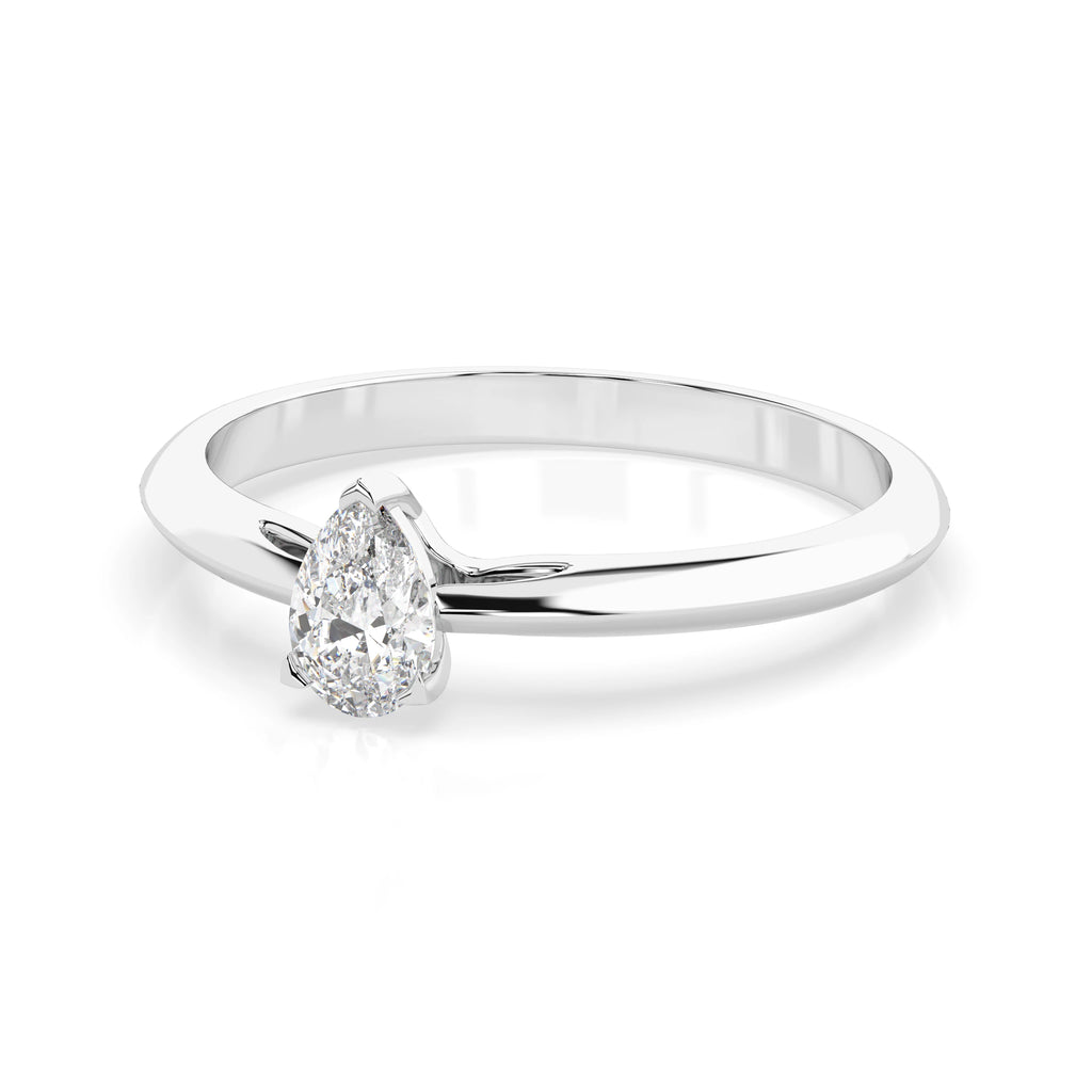 Solitaire Ring (Pear), 0.3 ct — 101-10190(0.30)PAR