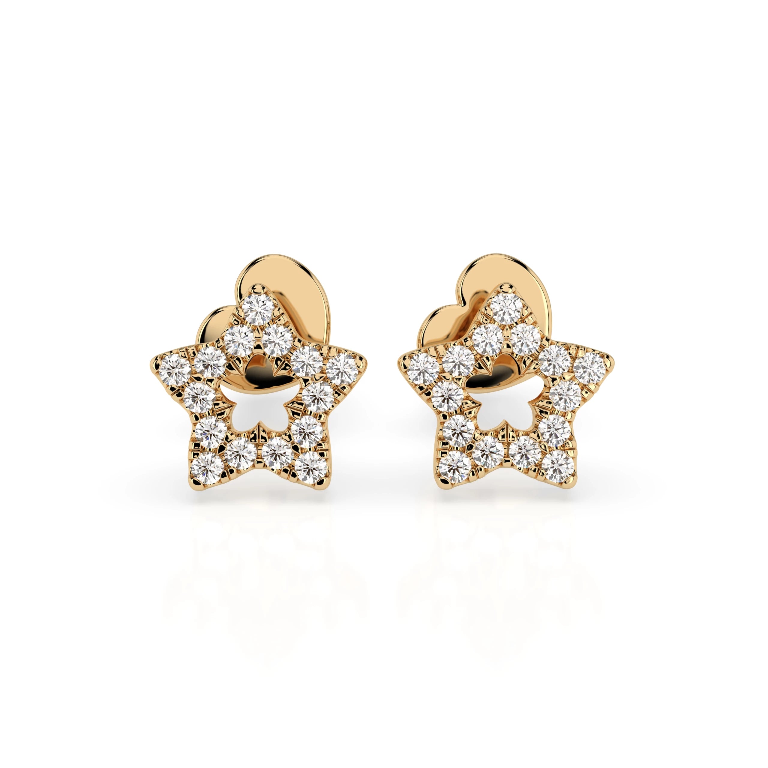 Minimalism Earring (Round), 0.18 ct — 102-10054