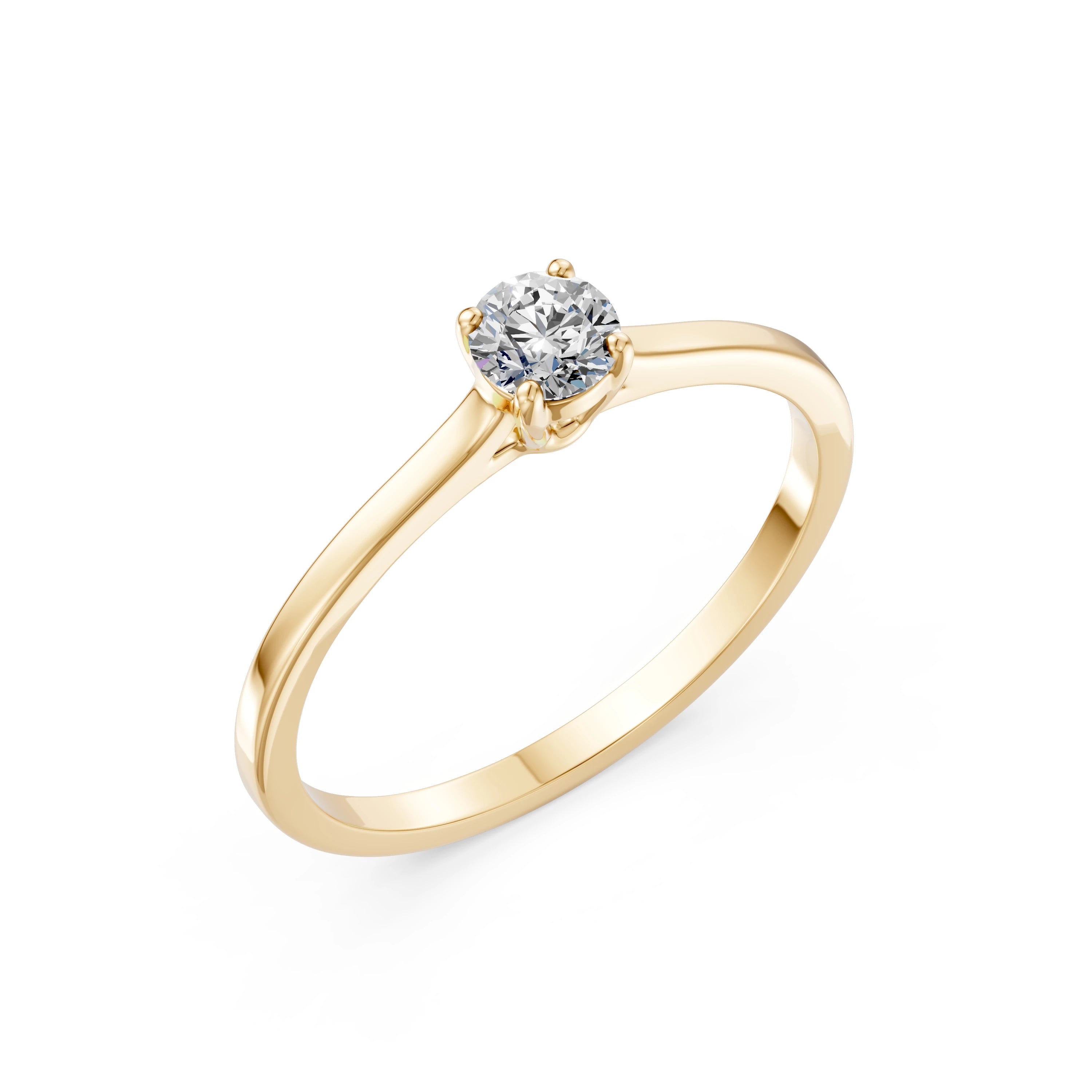 Solitaire Ring, 0.3 ct — 101-10103(4.2)