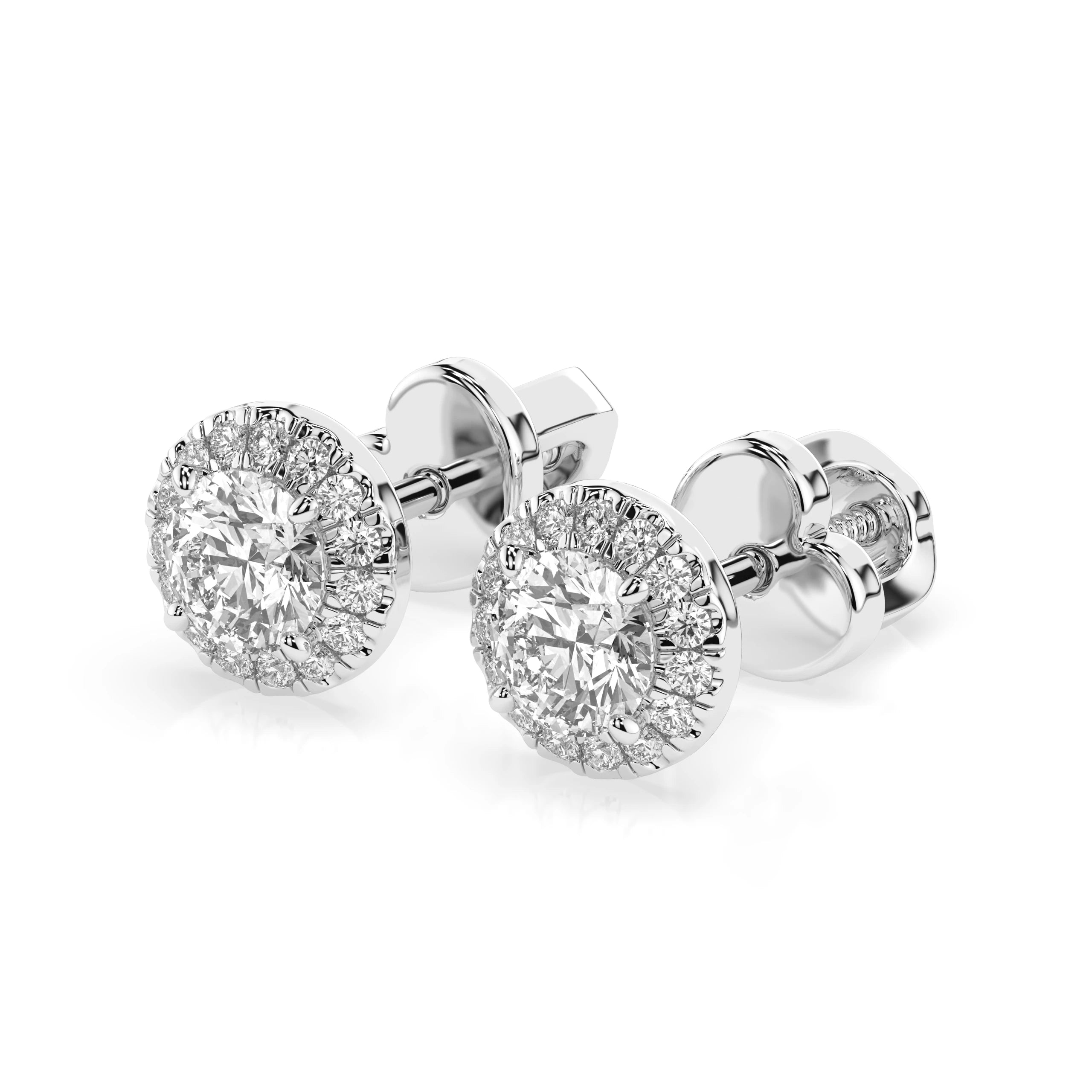 Solitaire Eternity Earring (Round), 0.4 ct — 102-10095(3.7)