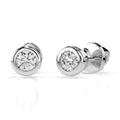 Solitaire Butterfly Earring (Round), 0.3 ct — 102-10010(3.4)
