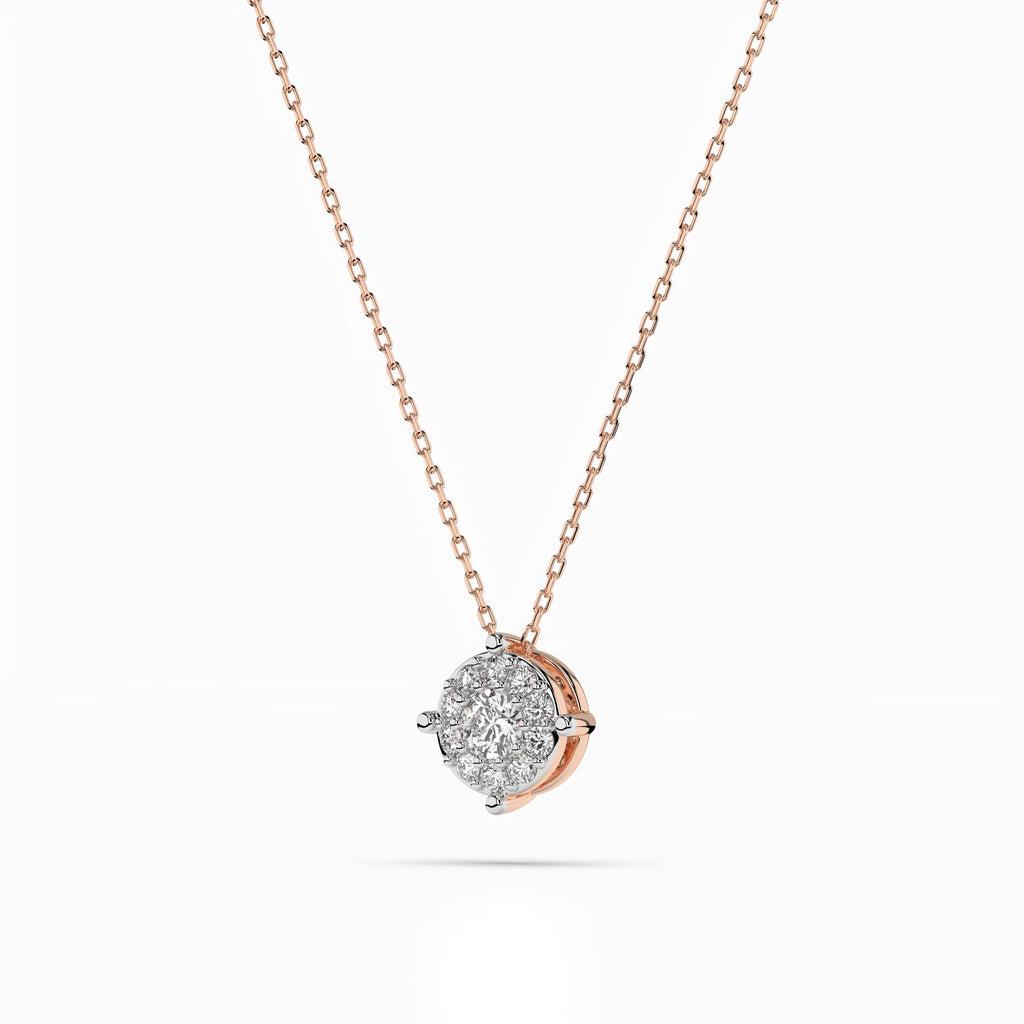 Solitaire Eternity Necklace (Round), 0.06 ct — 104-10001(2.5)