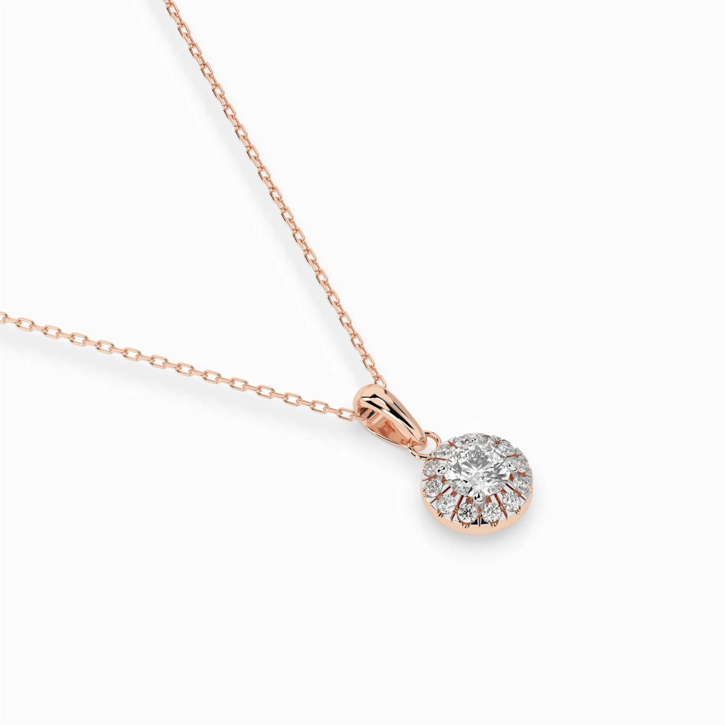 Solitaire Eternity Necklace (Round), 0.2 ct — 104-10053(3.7)