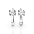 Solitaire English Lock Earring (Round), 0.5 ct — 102-10013(4.0)