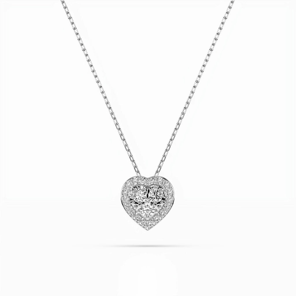 Illusion Necklace (Round), 0.08 ct — 104-10062
