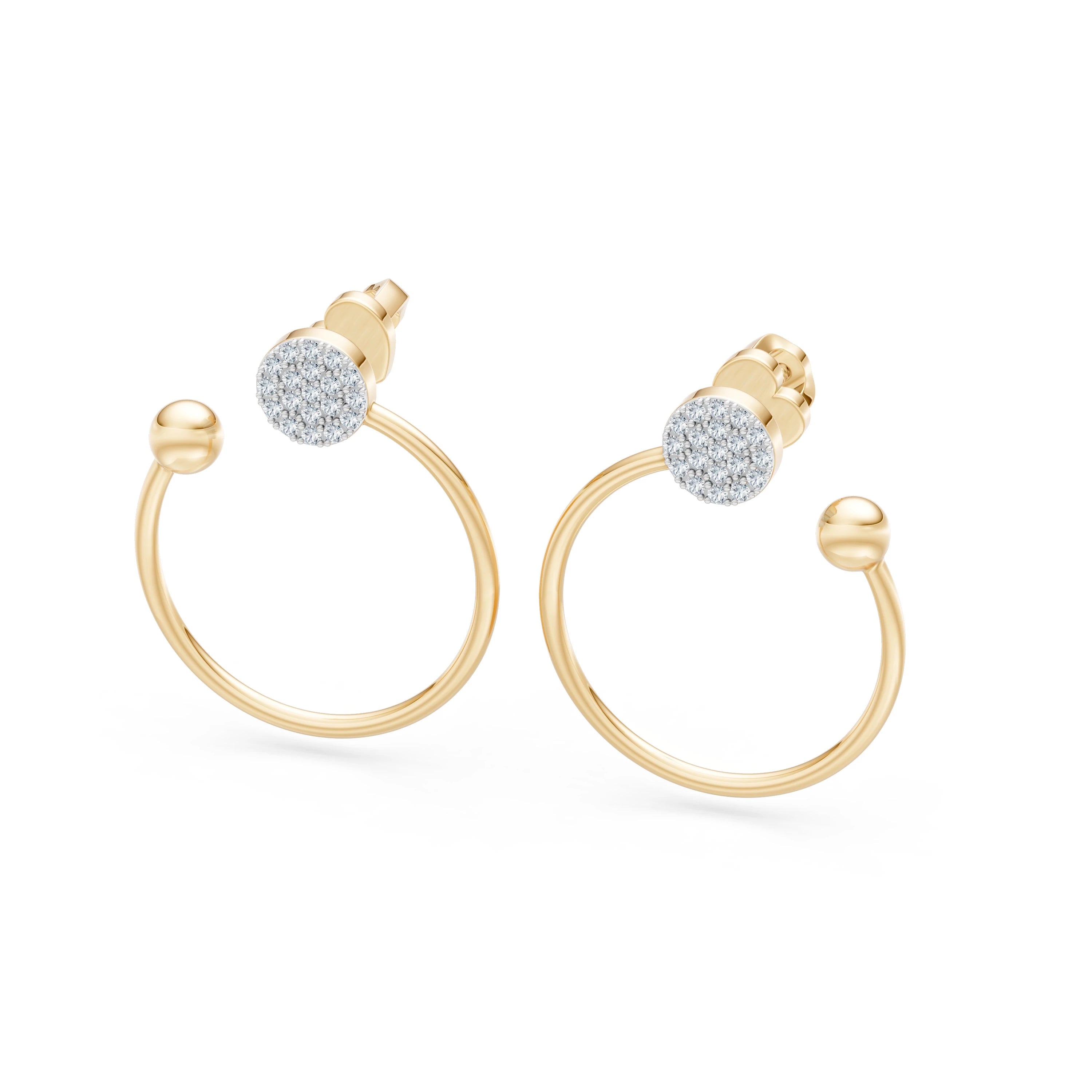 Minimalism Earring, 0.23 ct — 102-10081