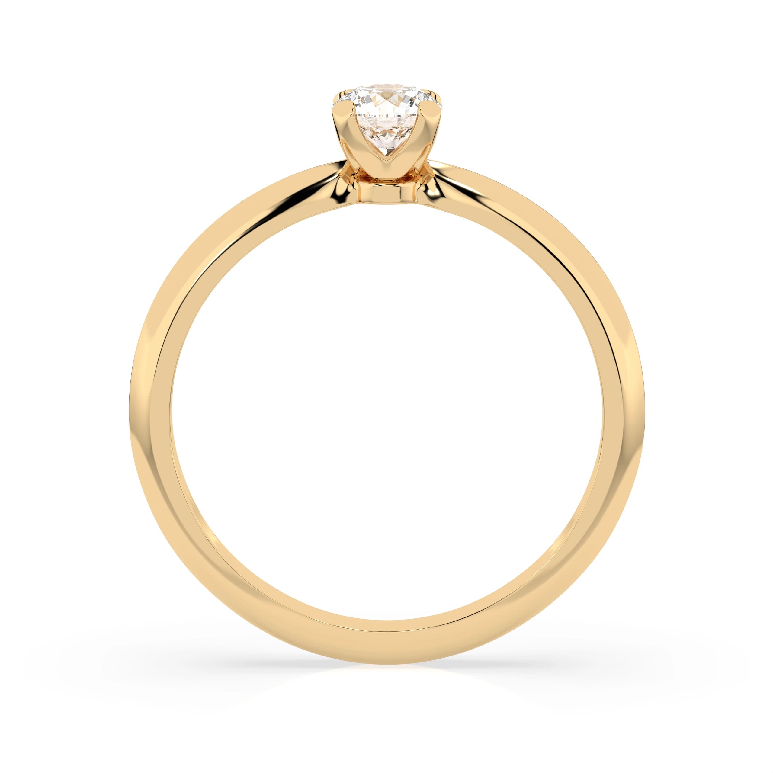 Solitaire Ring (Round), 0.25 ct — 101-10089(4.0)