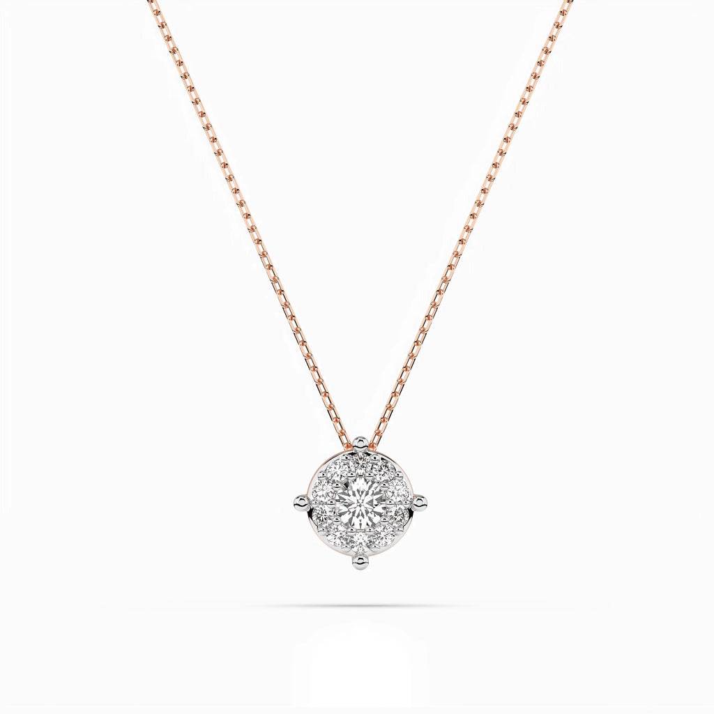 Solitaire Eternity Necklace (Round), 0.06 ct — 104-10001(2.5)