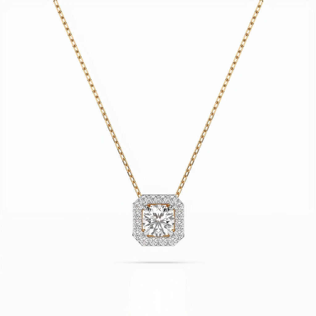 Solitaire Eternity Necklace (Round), 0.2 ct — 104-10042(3.7)