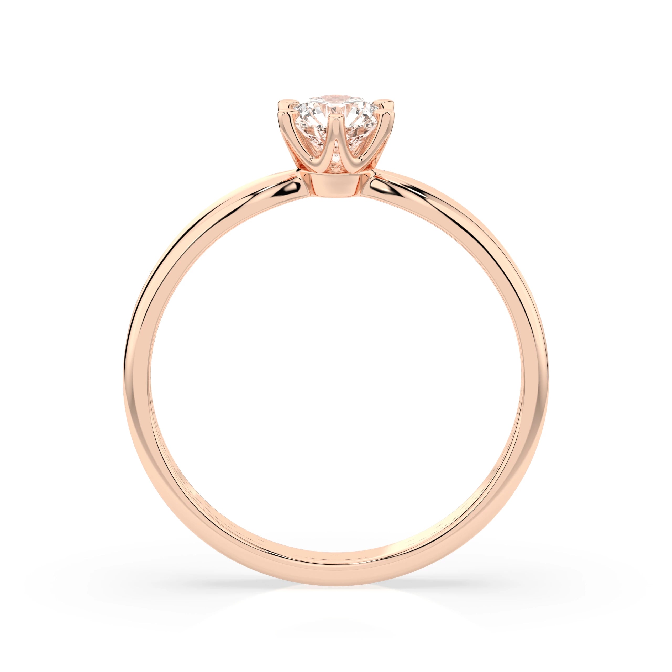 Solitaire Ring (Round), 0.25 ct — 101-10040(4.0)
