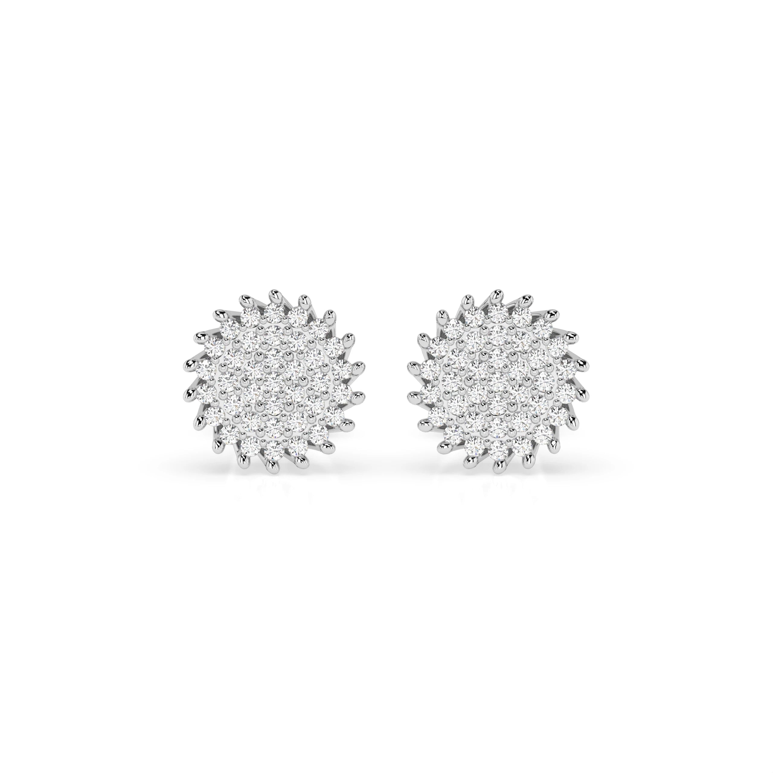 Illusion Earring (Round), 0.3 ct — 102-10171