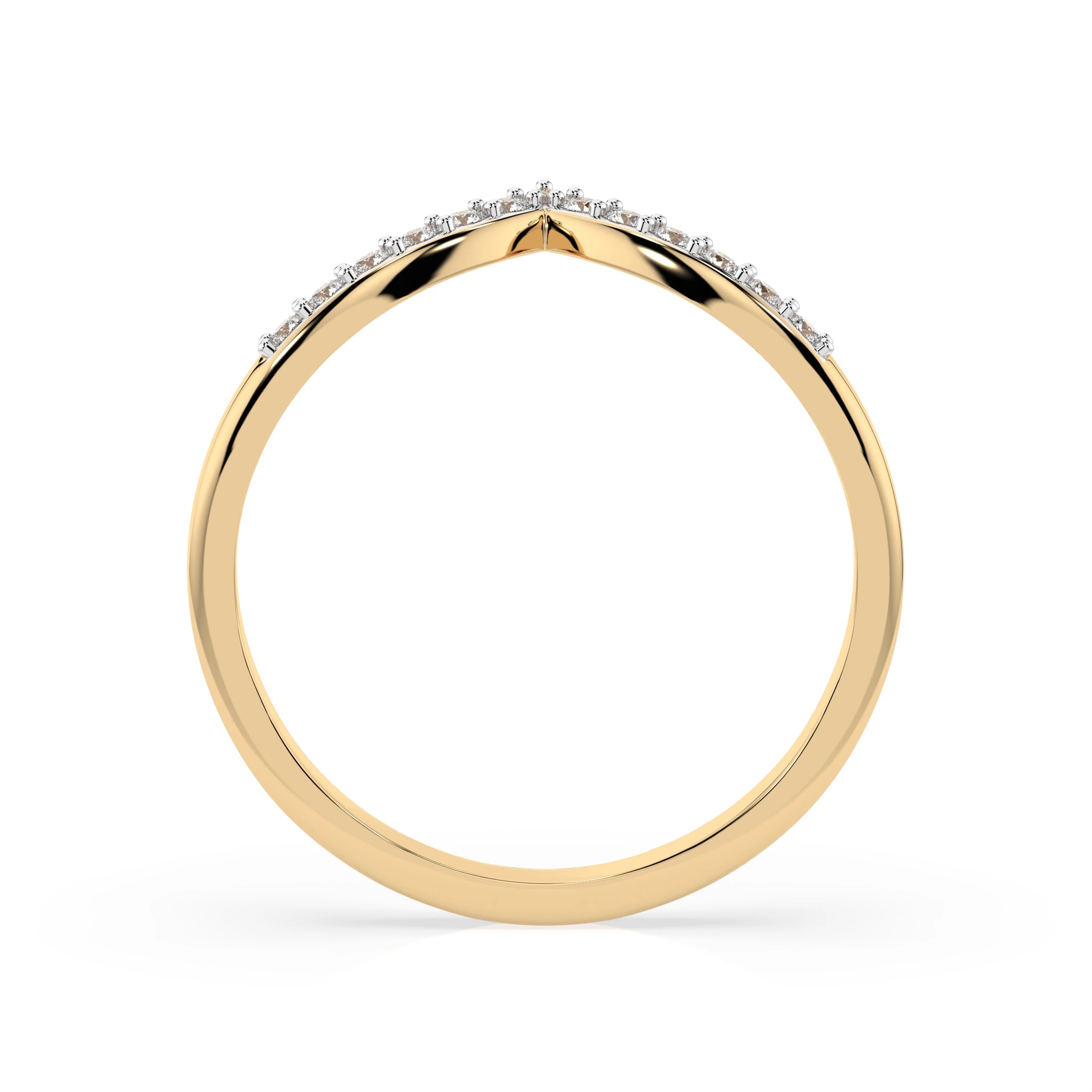 Minimalism Ring (Round), 0.13 ct — 101-10161/1