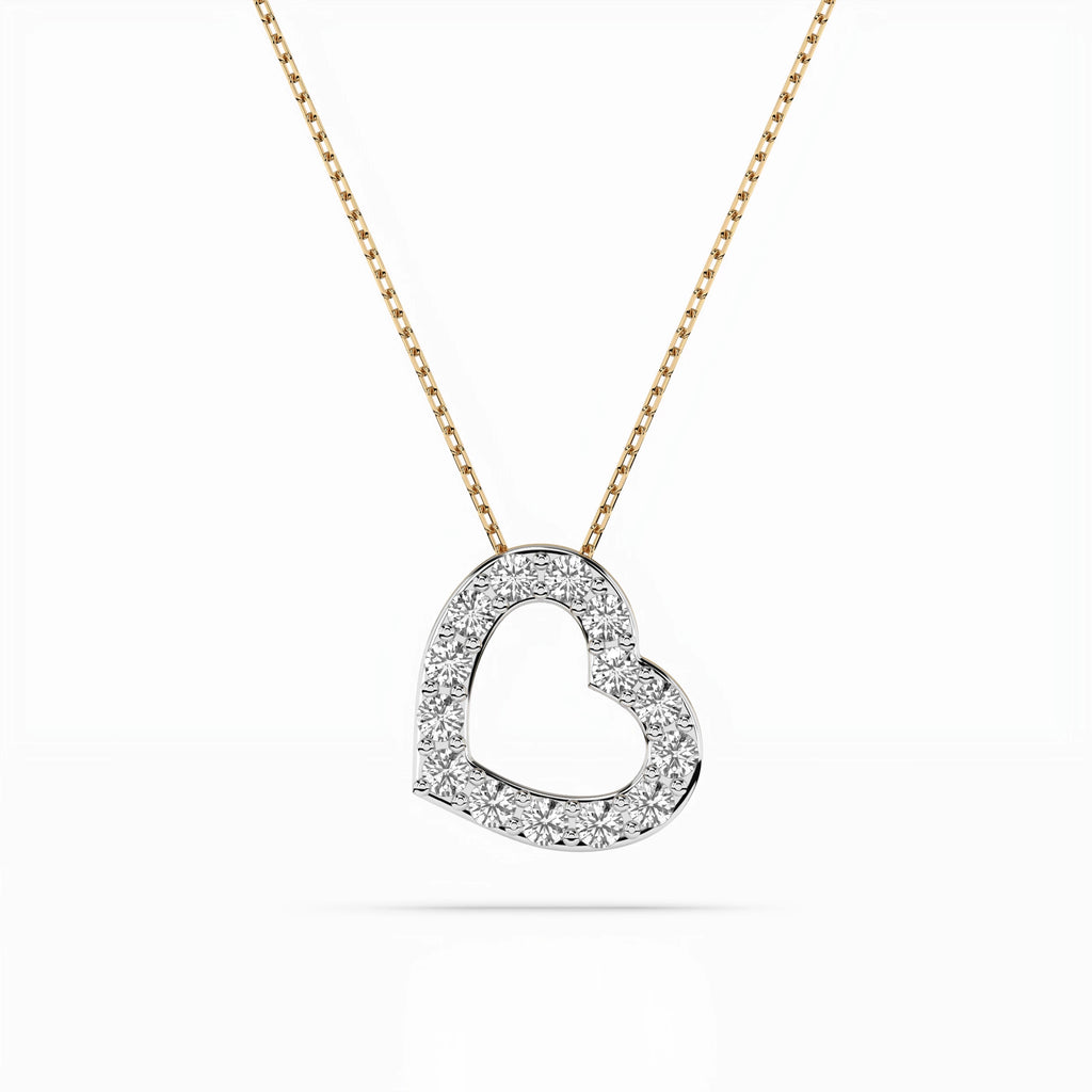 Minimalism Necklace (Round), 0.35 ct — 104-10061