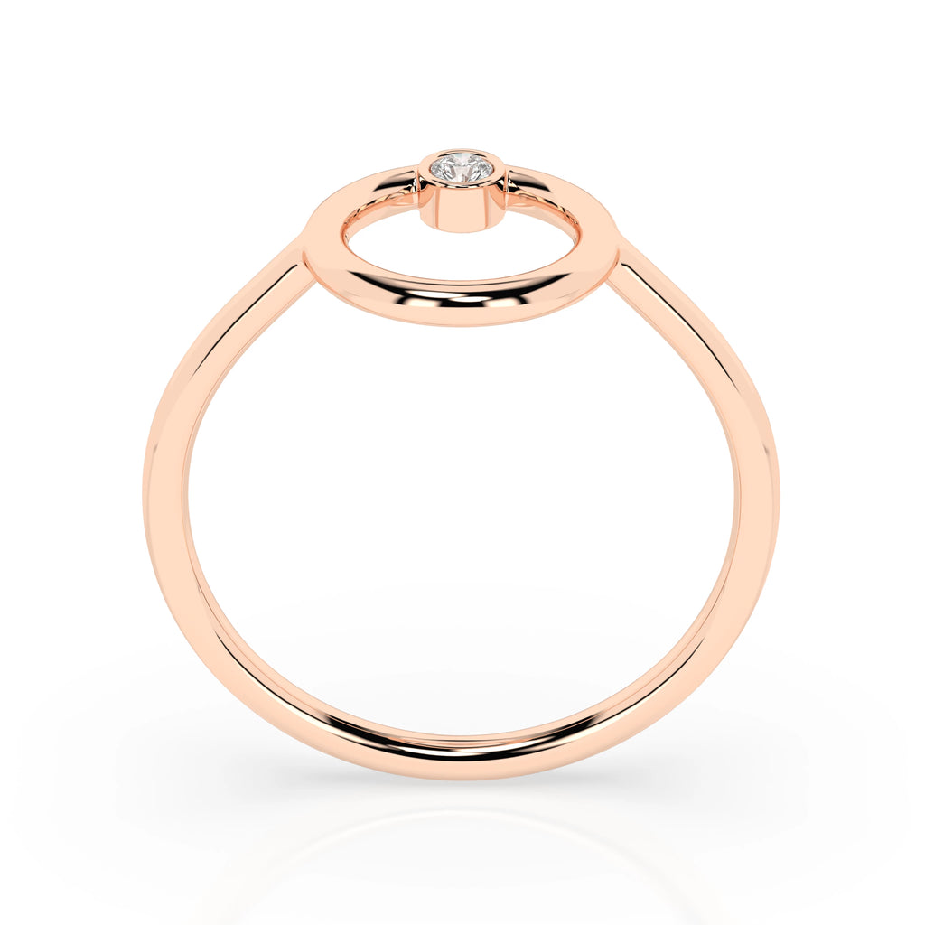 Minimalism Ring (Round), 0.03 ct — 101-10170