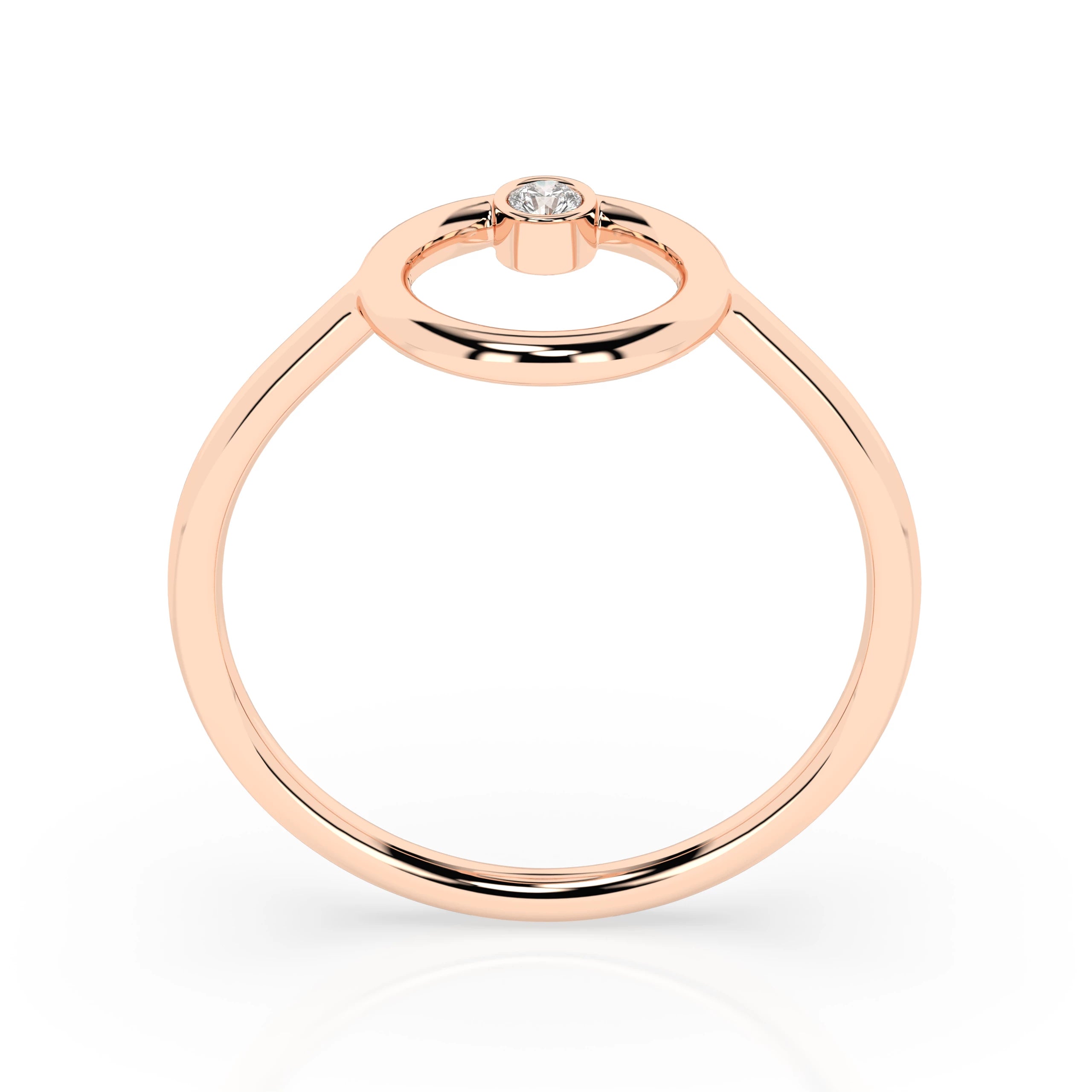Minimalism Ring (Round), 0.03 ct — 101-10170