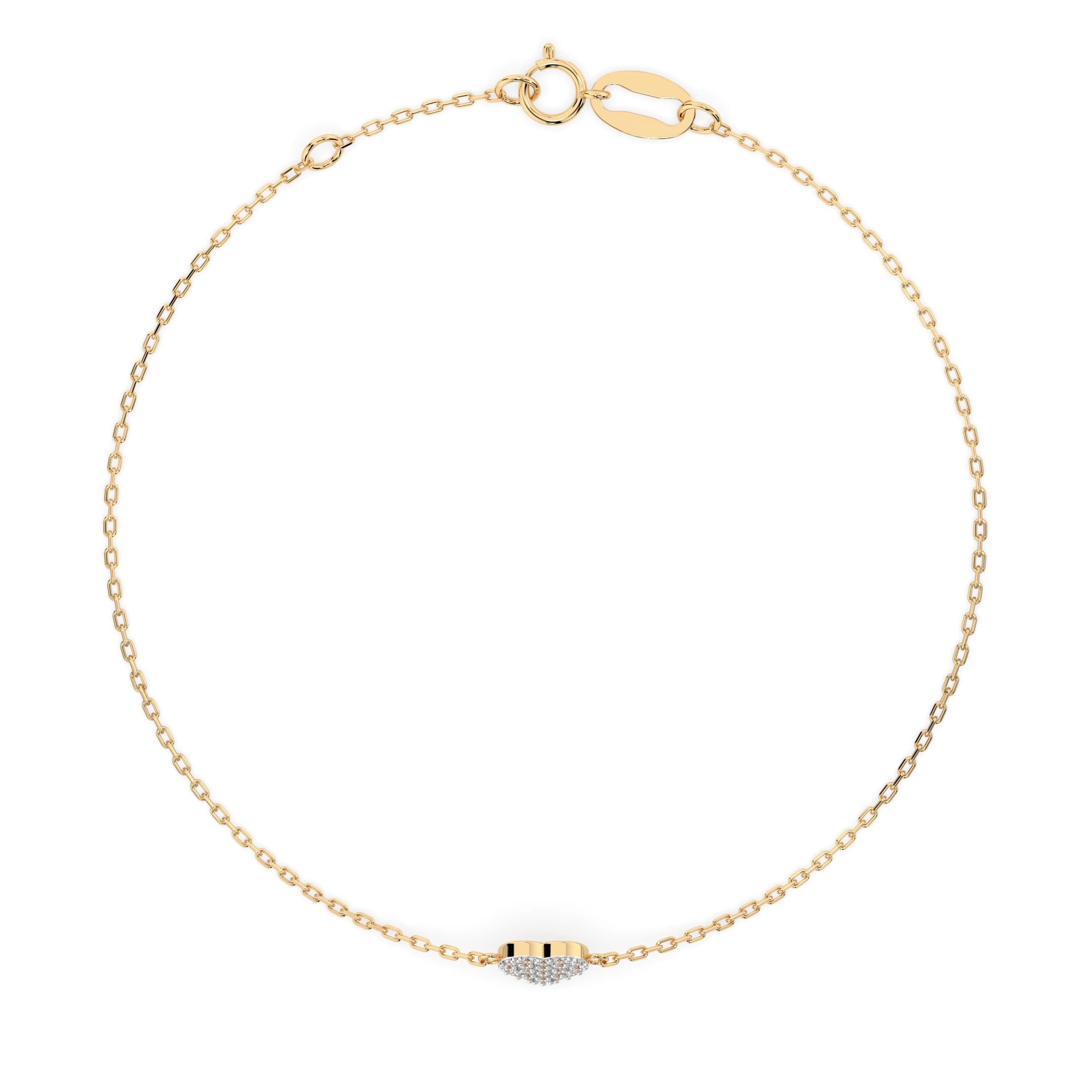 Minimalism Bracelet (Round), 0.09 ct — 105-10012