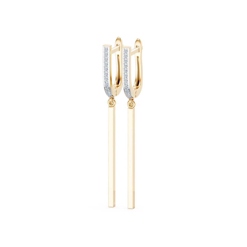 Minimalism Earring, 0.13 ct — 102-10129/3