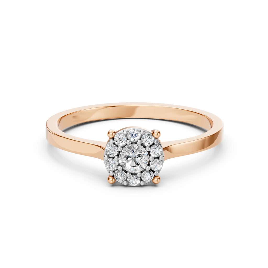 Solitaire Eternity Ring (Round), 0.15 ct — 101-10017/1(3.4)
