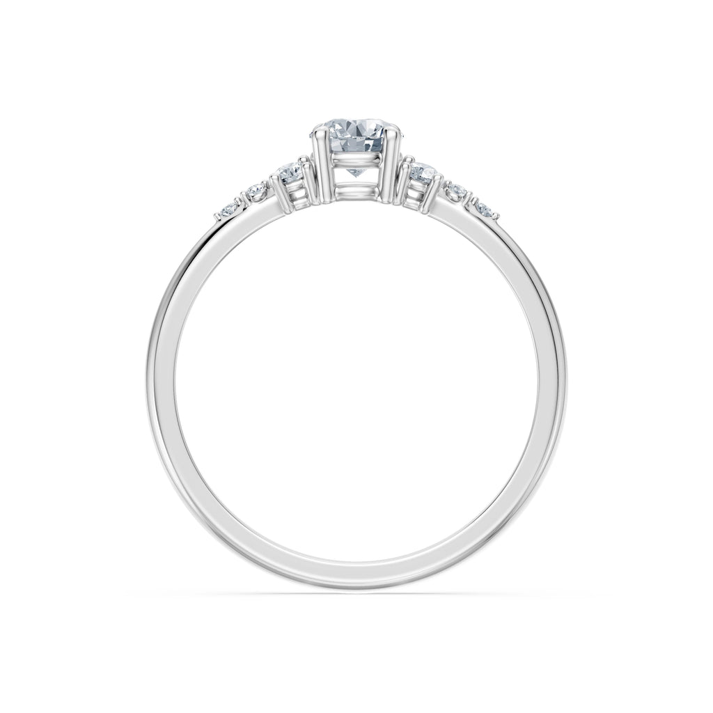Solitaire Eternity Ring, 0.35 ct — 101-10140(4.5)