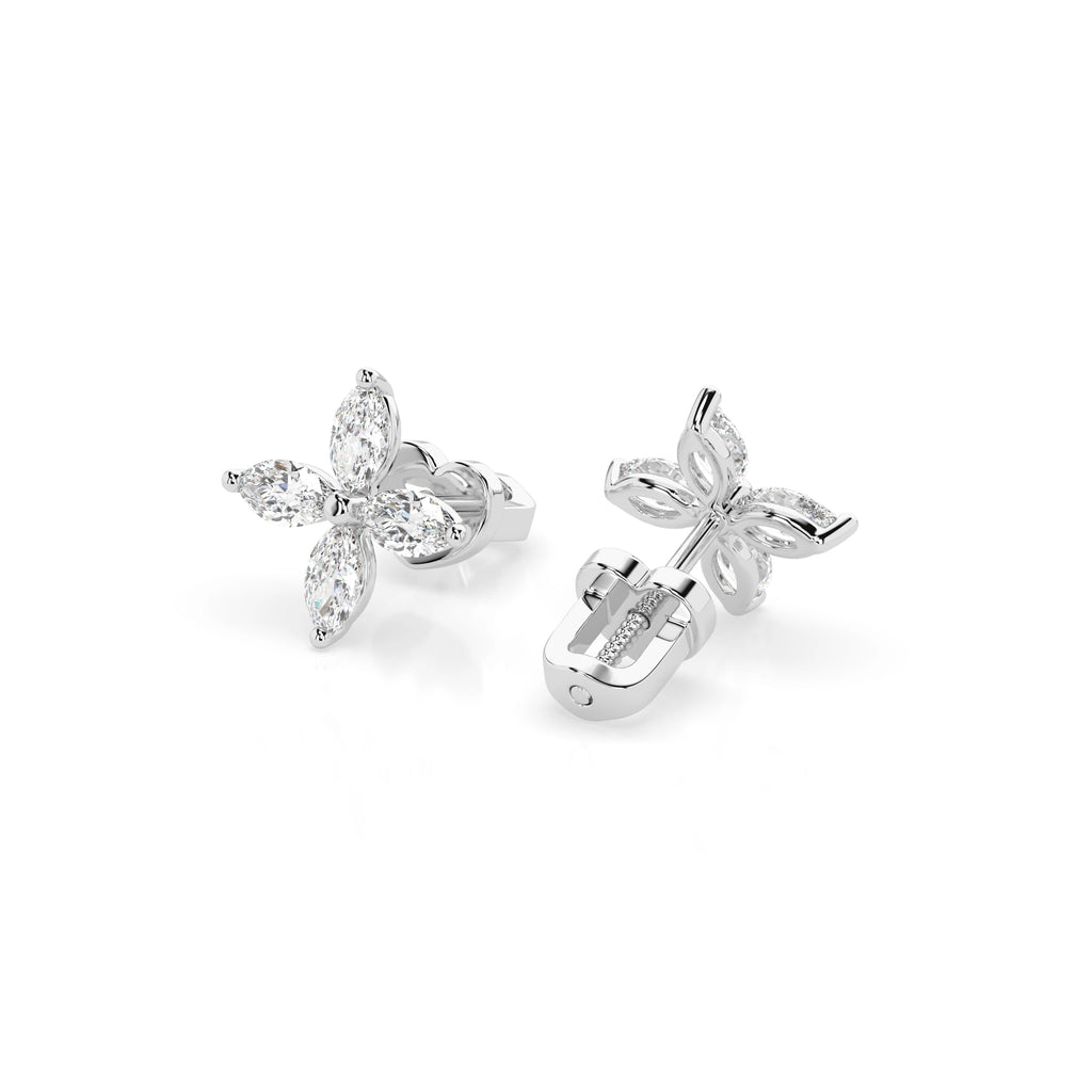 Illusion Earring (Marquise), 0.8 ct — 102-10193V1