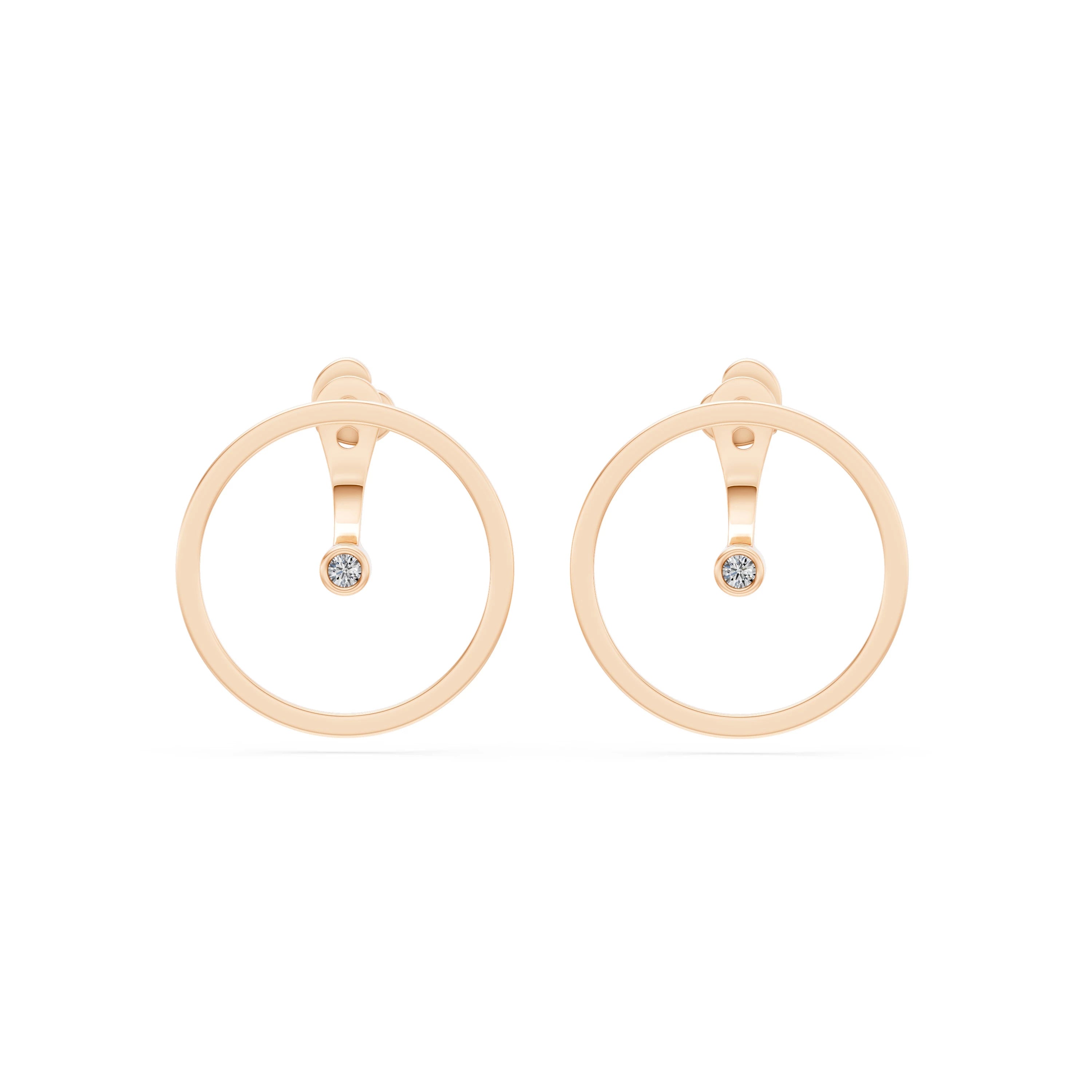 Minimalism Earring, 0.06 ct — 102-10077