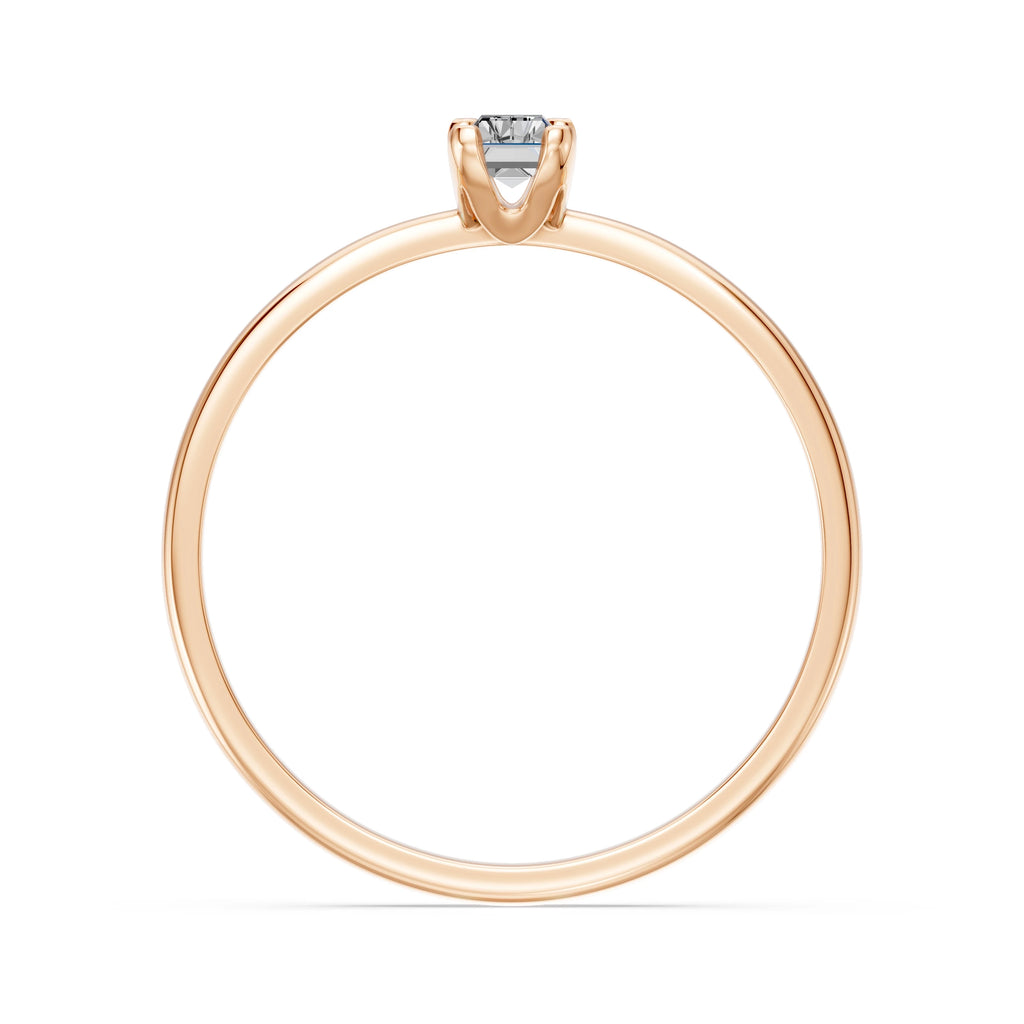 Solitaire Ring, 0.3 ct — 101-10194(0.30)BAQ