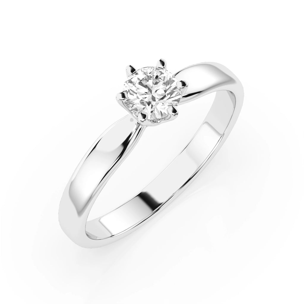 Solitaire Ring (Round), 0.25 ct — 101-10040(4.0)