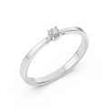 Solitaire Ring (Round), 0.06 ct — 101-10012/1(2.5)