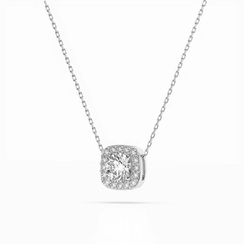 Solitaire Eternity Necklace (Round), 0.4 ct — 104-10057(4.7)