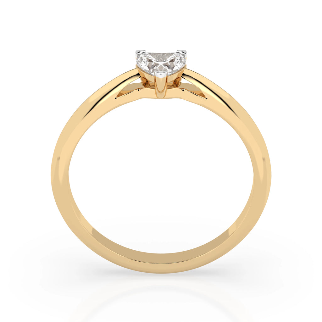 Solitaire Ring (Heart), 0.3 ct — 101-10190(0.30)HRT