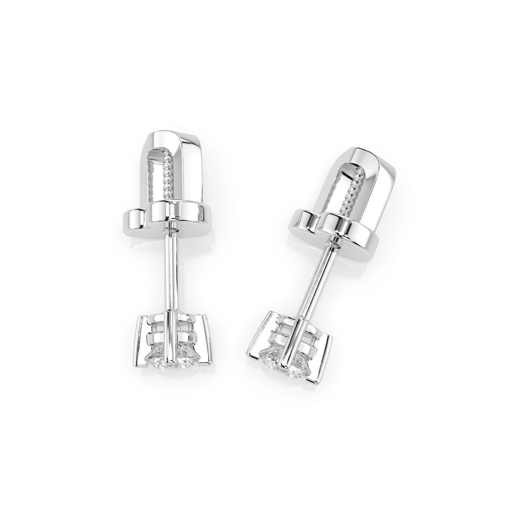 Solitaire Butterfly Earring (Round), 0.2 ct — 102-10025(3.0)