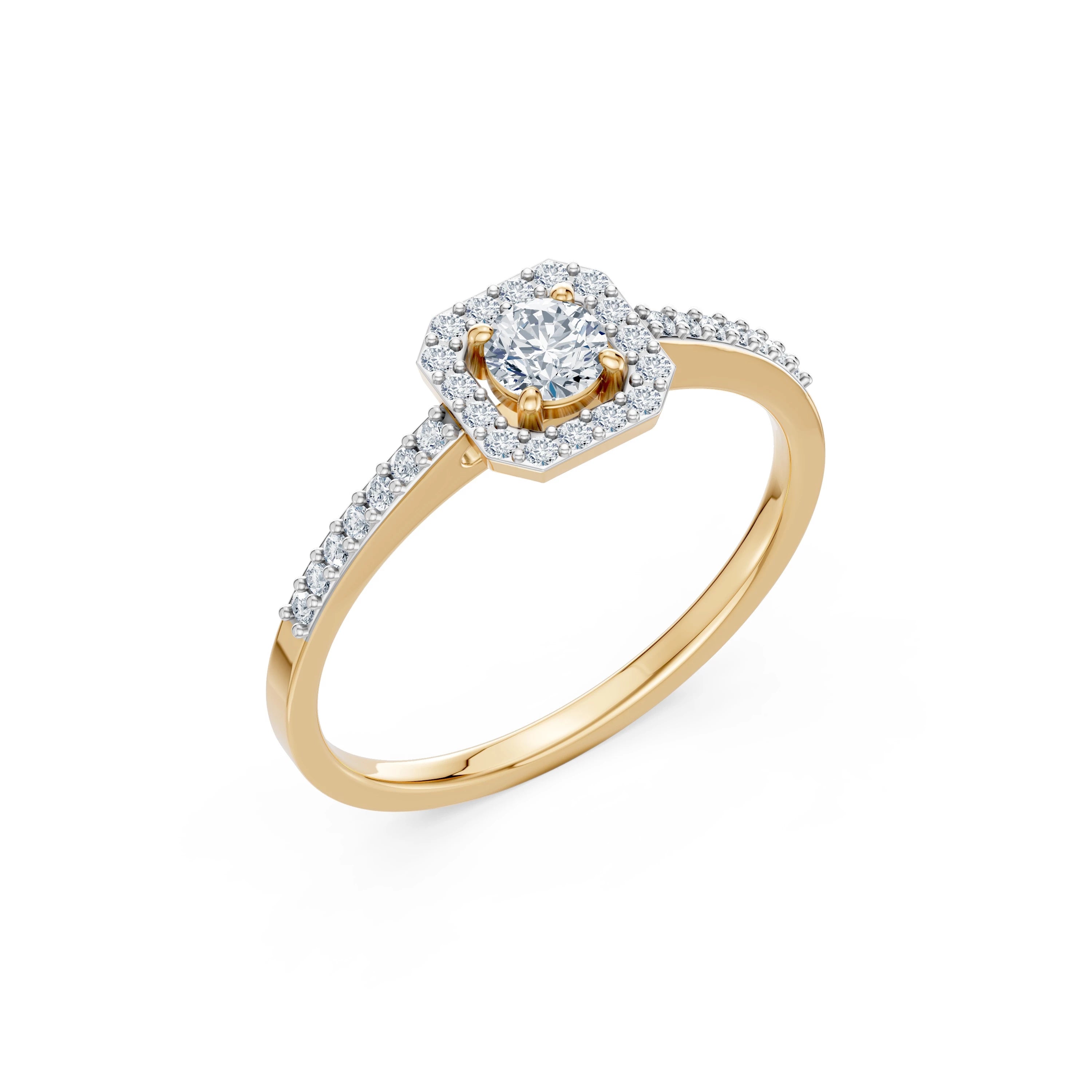 Solitaire Eternity Ring, 0.2 ct — 101-10118/2(3.7)