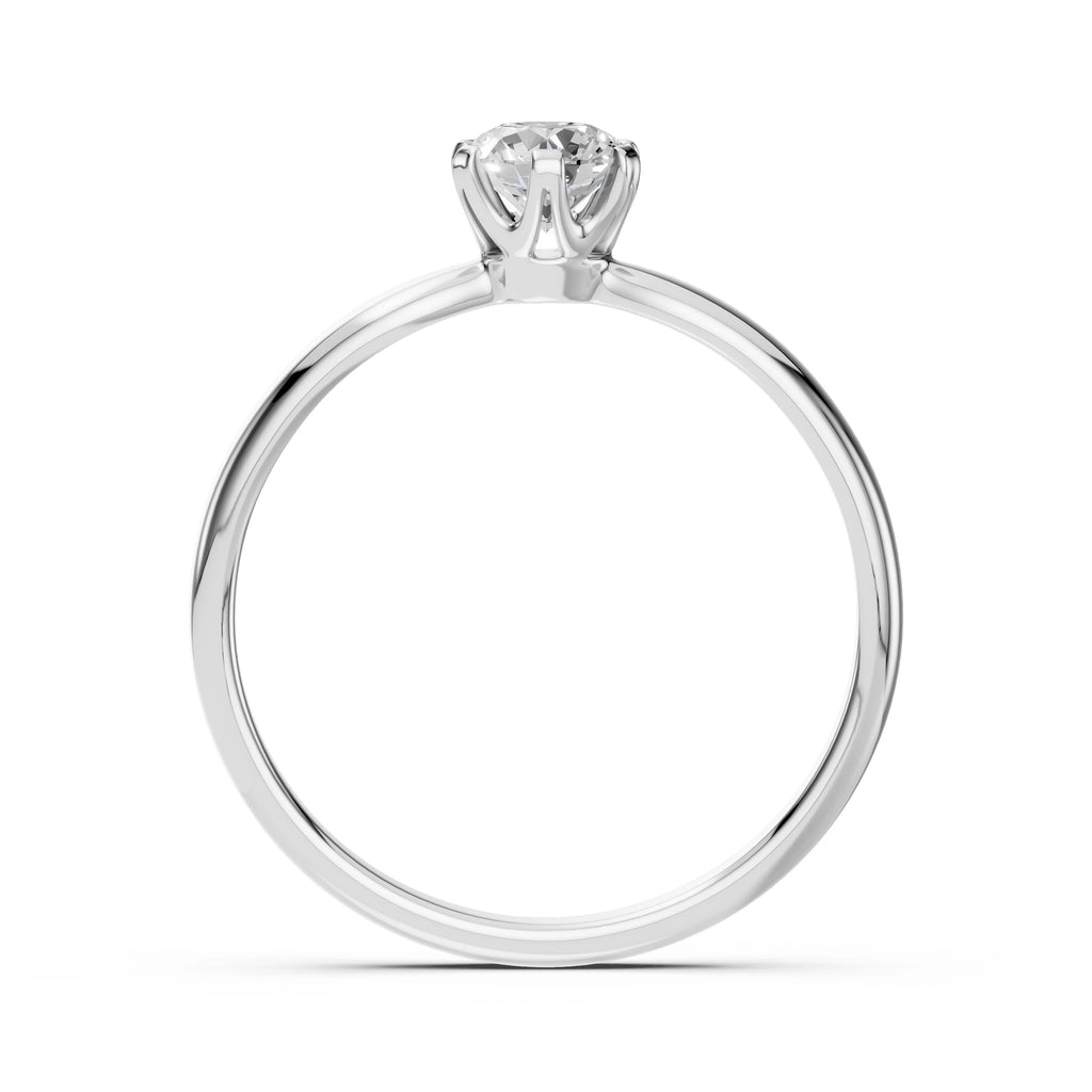 Solitaire Ring (Round), 0.4 ct — 101-10040(4.7)