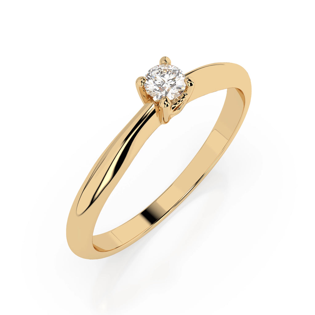 Solitaire Ring (Round), 0.06 ct — 101-10035(2.5)