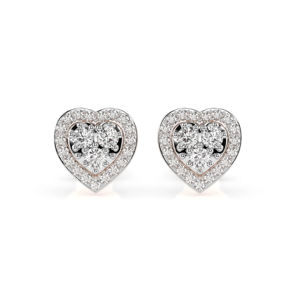 Illusion Earring (Round), 0.17 ct — 102-10096