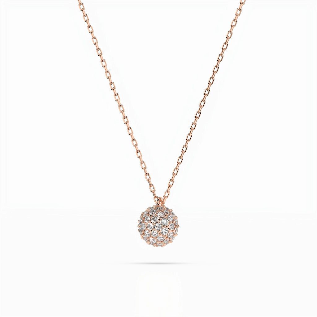 Illusion Necklace (Round), 0.23 ct — 104-10065