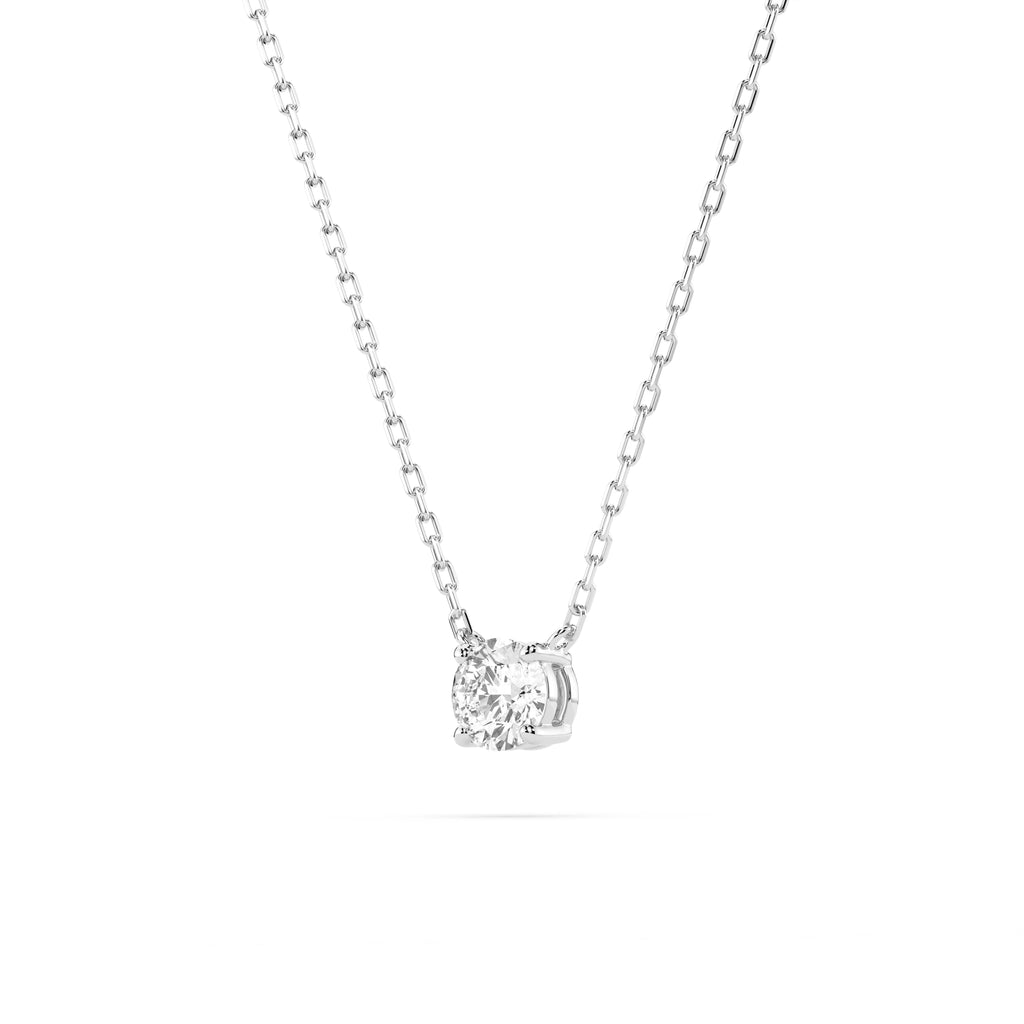Solitaire Necklace (Round), 0.1 ct — 104-10040(3.0)