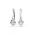Illusion Earring (Round), 0.06 ct — 102-10015/1(2.0)