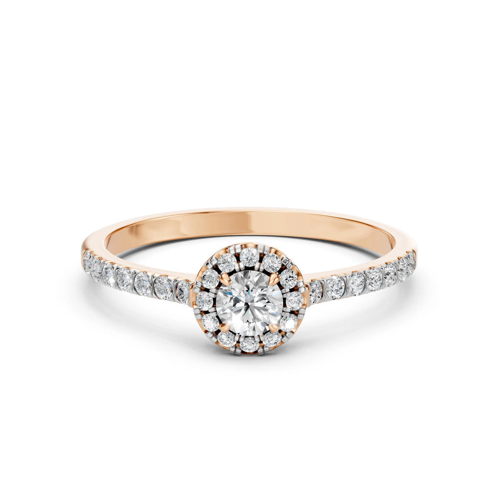 Solitaire Eternity Ring (Round), 0.2 ct — 101-10095(3.7)