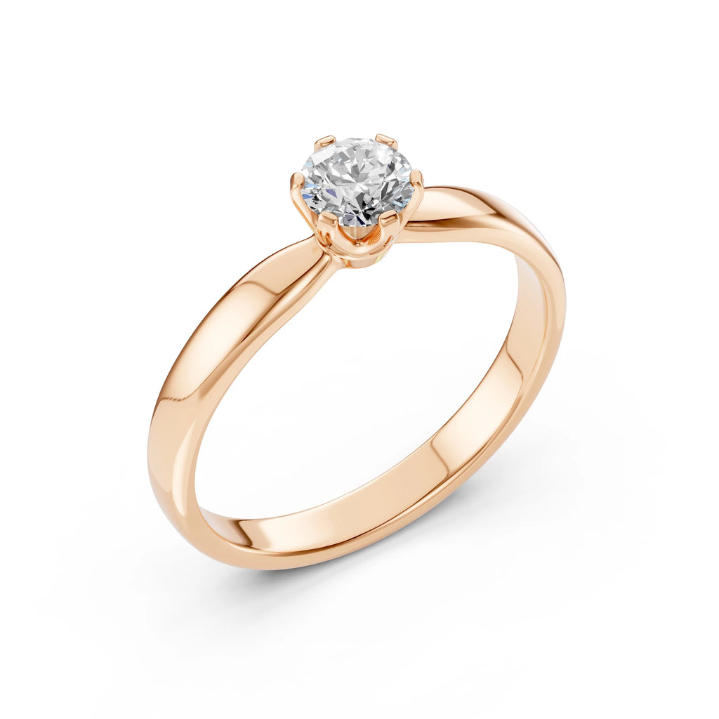 Solitaire Ring (Round), 0.4 ct — 101-10040(4.7)