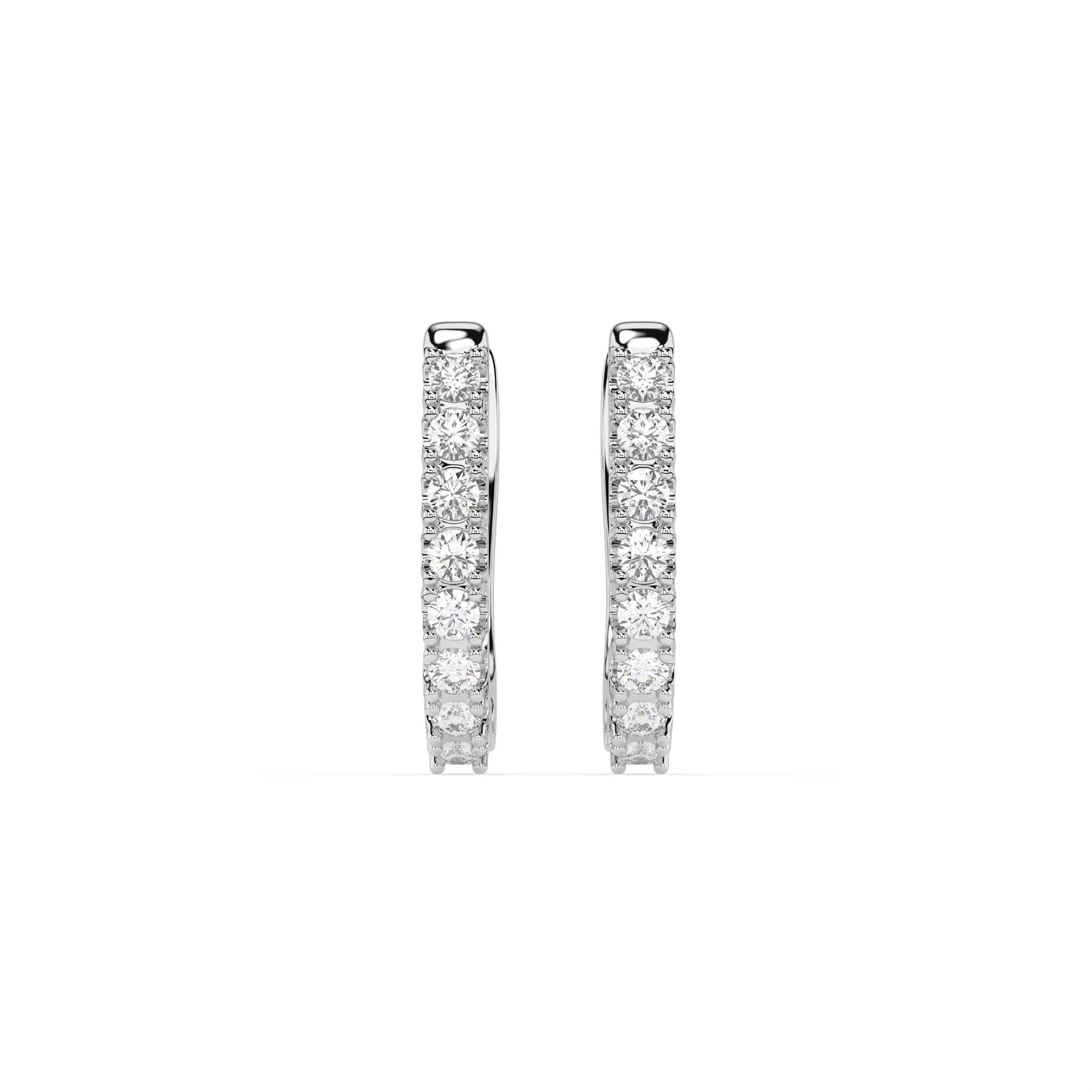 Eternity Earring (Round), 0.32 ct — 102-10044/2