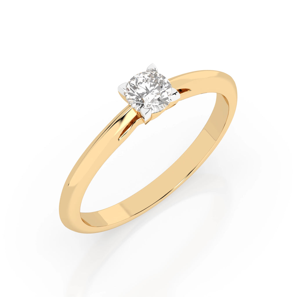 Solitaire Ring (Round), 0.3 ct — 101-10190(0.30)RN