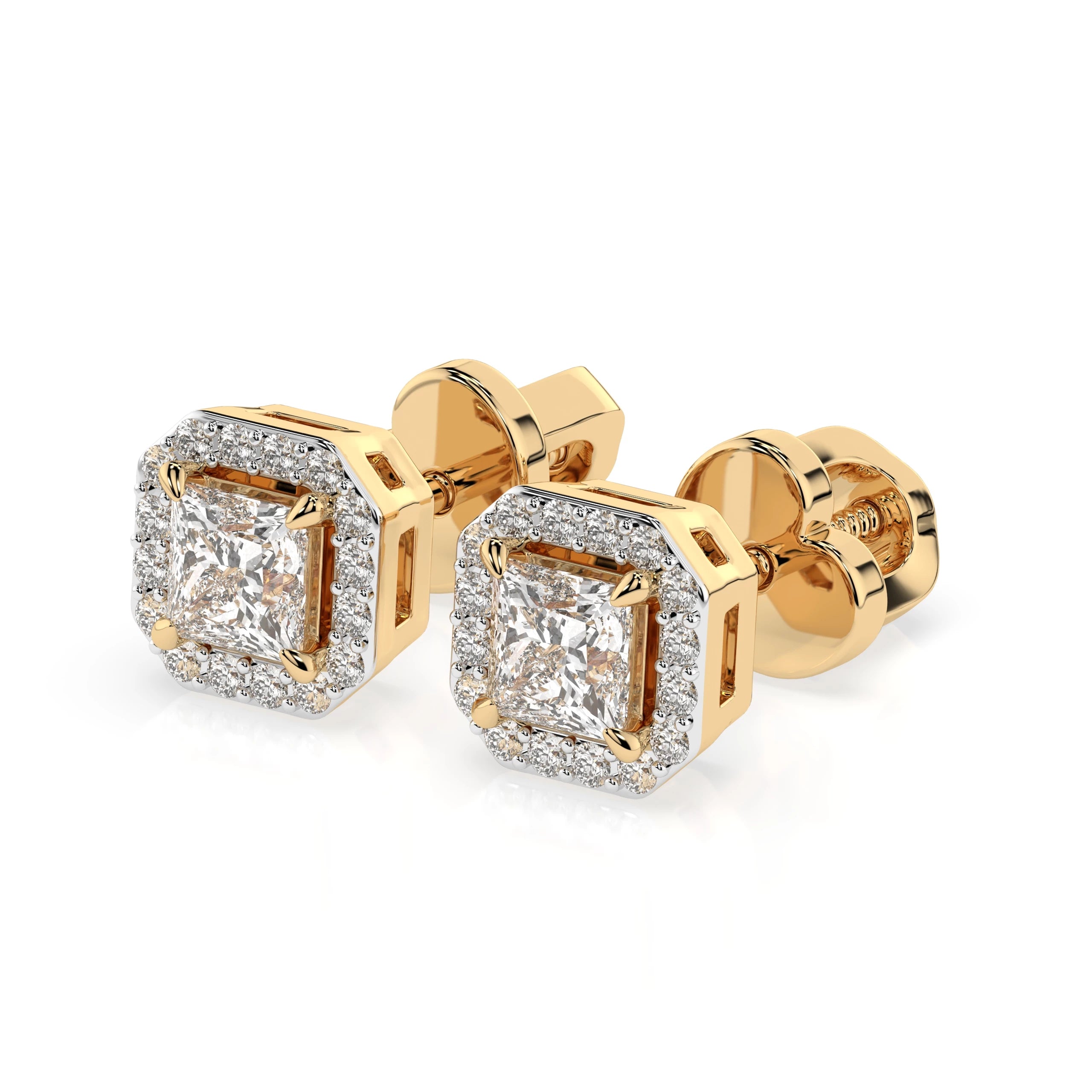 Solitaire Eternity Earring (Princess), 0.34 ct — 102-10115(3.0)PR