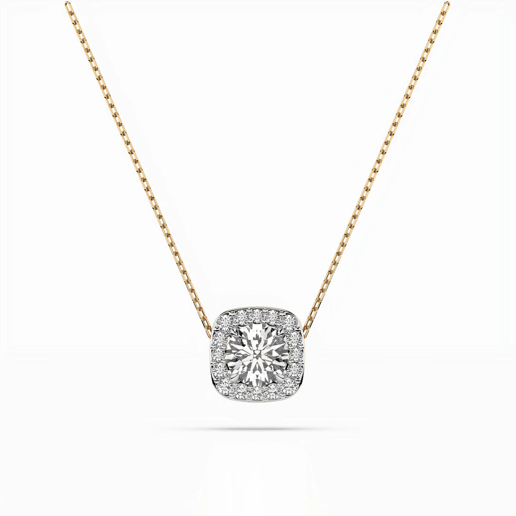 Solitaire Eternity Necklace (Round), 0.4 ct — 104-10057(4.7)