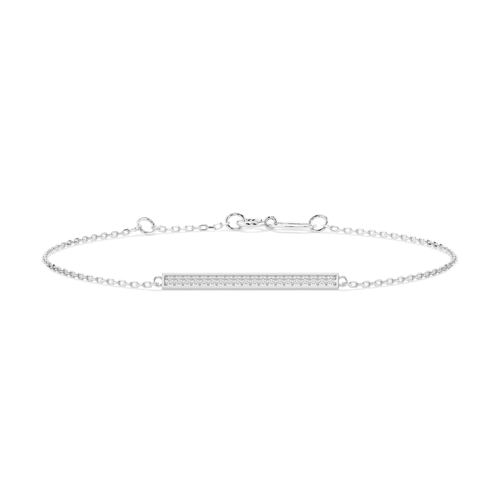 Minimalism Bracelet (Round), 0.1 ct — 105-10017